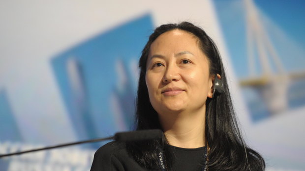 Huawei executive Meng Wanzhou at a technology forum in Moscow in 2014.