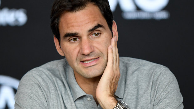 Roger Federer speaks about his semi-final loss to Novak Djokovic.