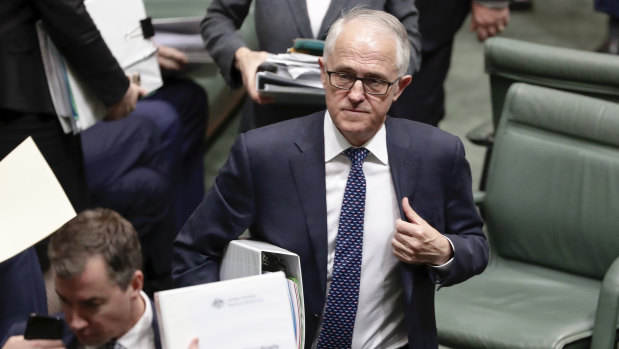 Mr Turnbull in Parliament on Monday.