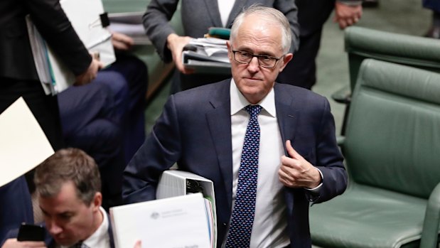 Mr Turnbull in Parliament on Monday.