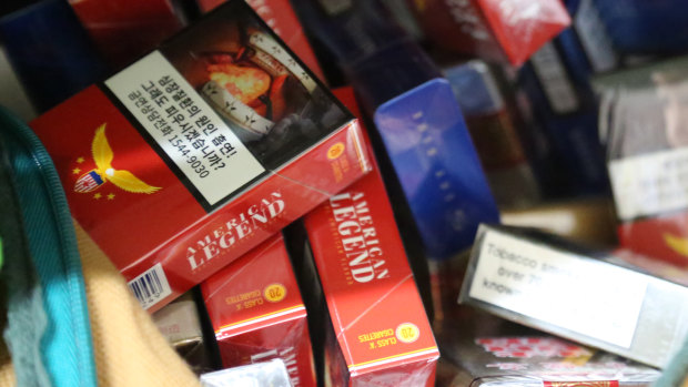 Eight men have been arrested over the alleged importation of more than seven tonnes of illegal tobacco.