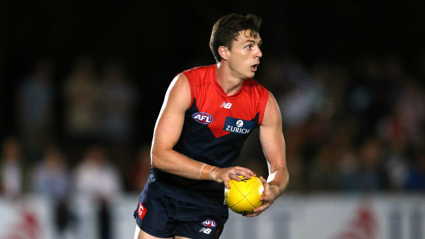 Final countdown: Jake Lever is looking ahead to the Demons round 10 meeting with the Crows in Alice Springs.