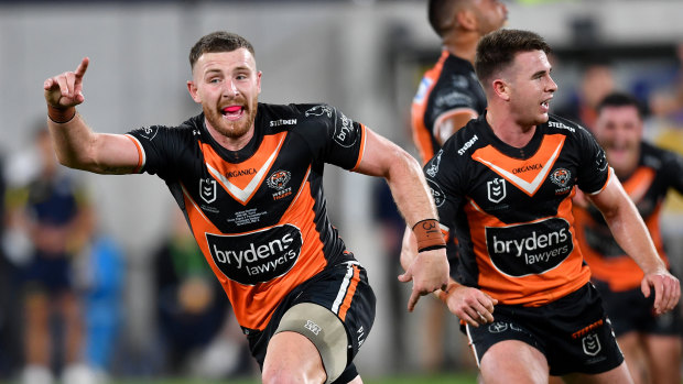 Hastings had some big moments at Wests Tigers  but it ended bady . . .  again.
