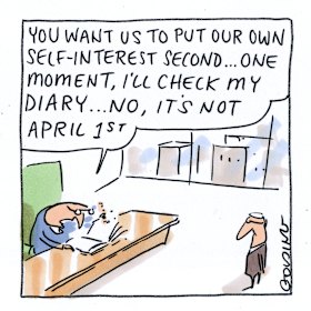 Revenge, it's "good anytime you can get it", Fran Lebowitz once said. Illustration: Matt Golding