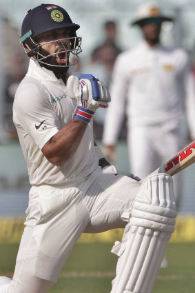 Peerless: Finding a chink in Virat Kohli's armour will be a huge challenge for Australia.