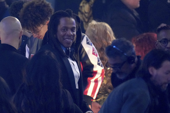 Jay-Z during the Grammy Awards.