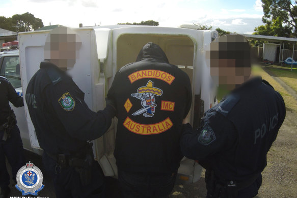 One group is allegedly linked to a Queensland accounting firm that caters to Spanish speakers, and an Australian man with links to the Bandidos.