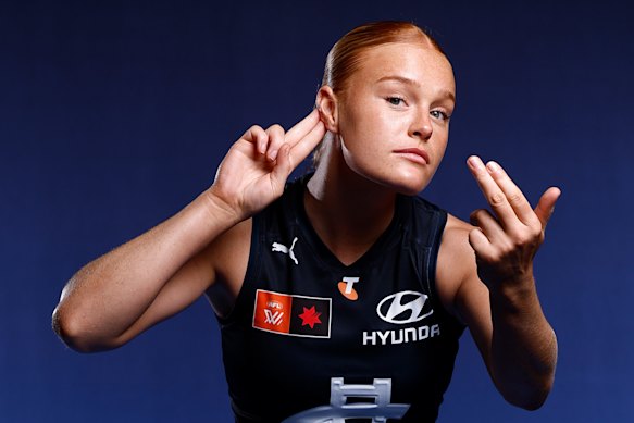 Carlton’s vibrant young gun Sophie McKay.