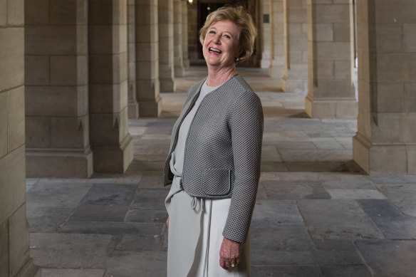 Gillian Triggs at the University of Melbourne in 2019. She is now Assistant High Commissioner for Protection with the UN High Commissioner for Refugees.