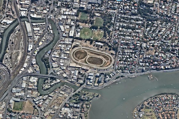 Brisbane’s Albion Park Raceway, pictured in 2017, is set to be redeveloped after the Queensland government agreed to move the planned Brisbane Indoor Sport Centre.