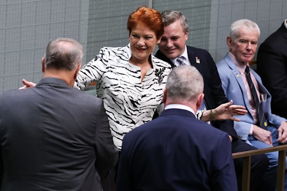 One Nation had a new member sworn in to parliament on Tuesday. If polling holds at the next election, they would welcome a dozen more senators.