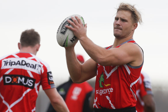 Jack de Belin has been included in the Dragons' bubble despite his court case being delayed.