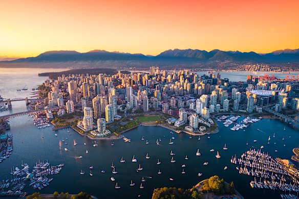 Sky high: Vancouver, British Columbia, one of the Canadian host cities of the 2026 FIFA World Cup.