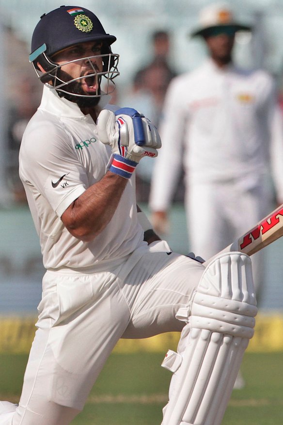Peerless: Finding a chink in Virat Kohli's armour will be a huge challenge for Australia.