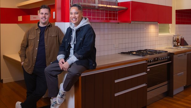 Daniel Kinder and Ron Teodoro have bought a home in Collingwood.
