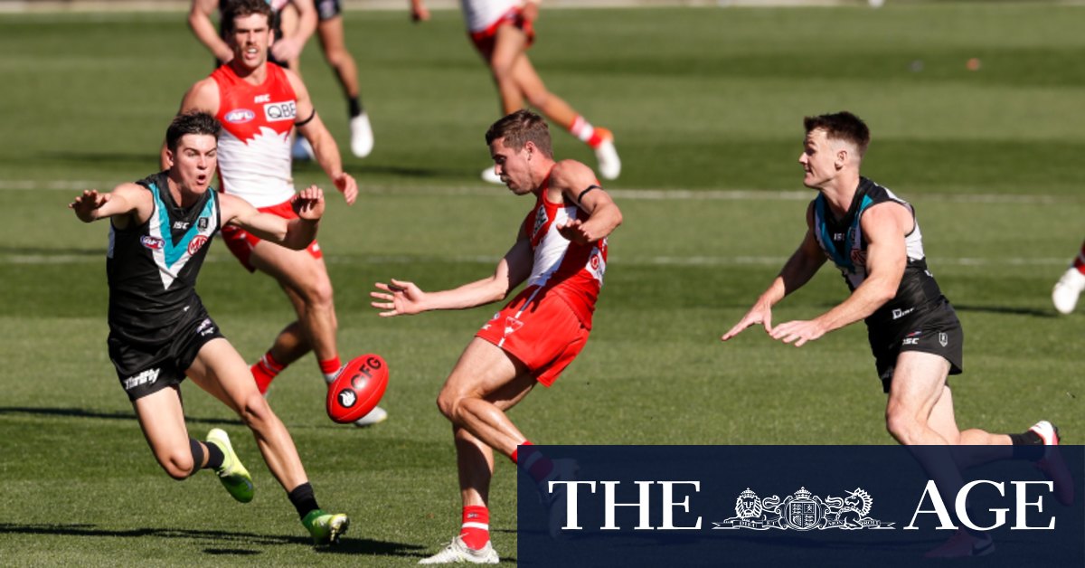Afl 2020 Plucky Sydney Swans Put Up A Fight But Charlie Dixon And Port Adelaide Too Strong