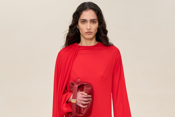 Seeing red all over again: Calvin Klein autumn/winter 2025 at New York Fashion Week.