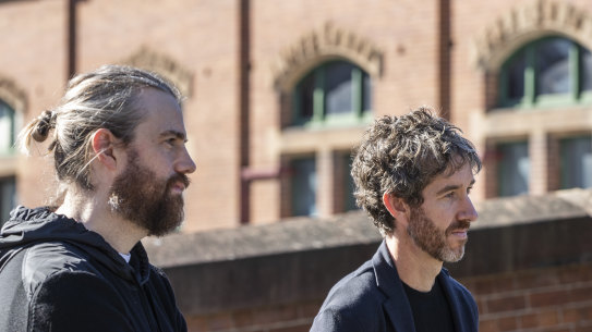 Atlassian co-CEOs Mike Cannon-Brookes and Scott Farquhar.
