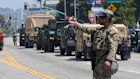 National Guard troops in Los Angeles this week. 