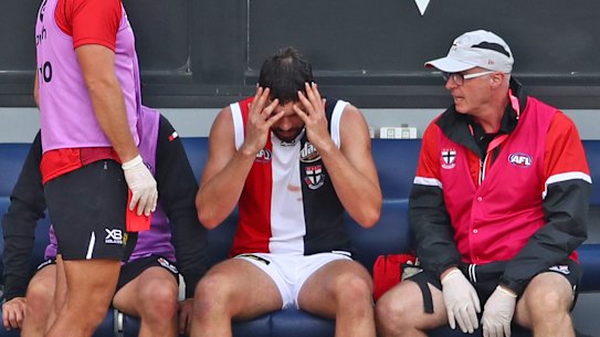 St Kilda's Paddy McCartin.
