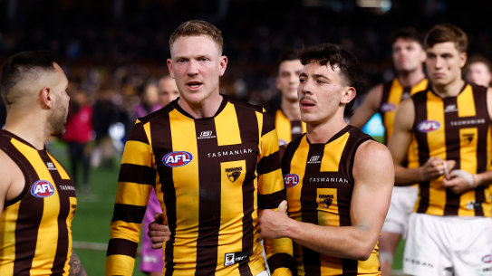 James Sicily was anything but silent when defending Jack Ginnivan after a taunt from Port Adelaide coach Ken Hinkley.
