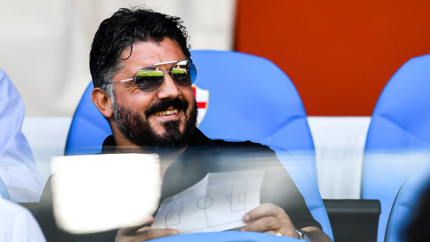 World Cup winner Gattuso replaces Ancelotti at Napoli