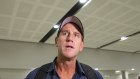 Ben Roberts-Smith at Perth Airport last month.