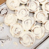 Sebby’s famous cinnamon scrolls.