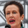 Lord mayor Clover Moore speaks at the launch of the City of Sydney's New Year's Eve celebrations on Tuesday.