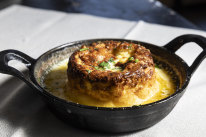 Go-to dish: Goat’s cheese souffle.