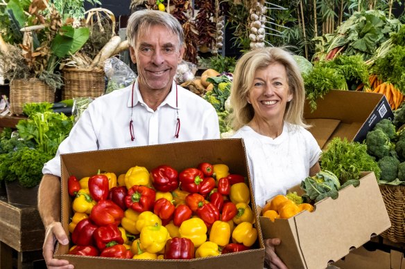 SecondBite founders Ian and Simone Carson were named sustainability champions.