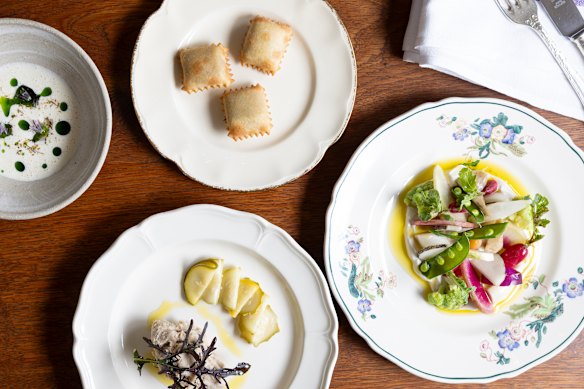 Light, bright, elegant dining at Chauncy in Heathcote.