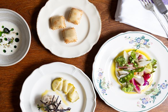 Light, bright, elegant dining at Chauncy in Heathcote.