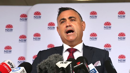 Acting NSW Premier John Barilaro provides an update on COVID-19.