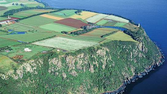 Table Cape in Tasmania.