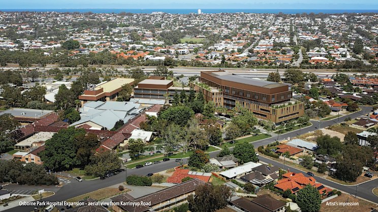 watoday.com.au - Hamish Hastie - Osborne Park Hospital expansion: Work begins on new facility for northern suburbs mums
