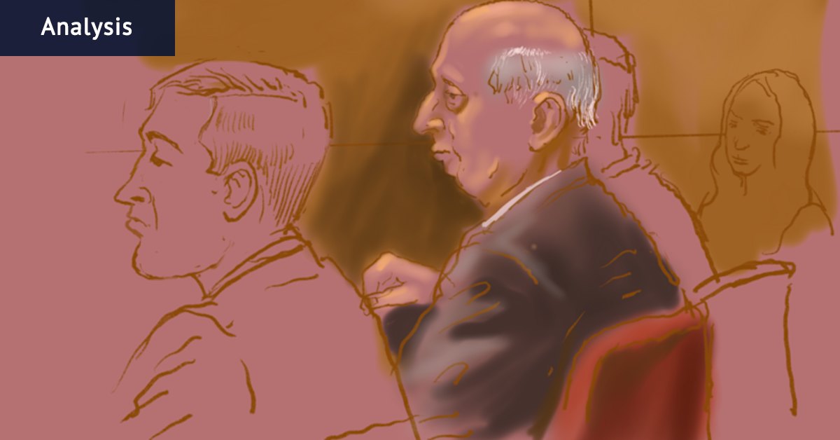 Alan Jones used to talk for a living. He sat silently as a young man detailed his alleged crimes