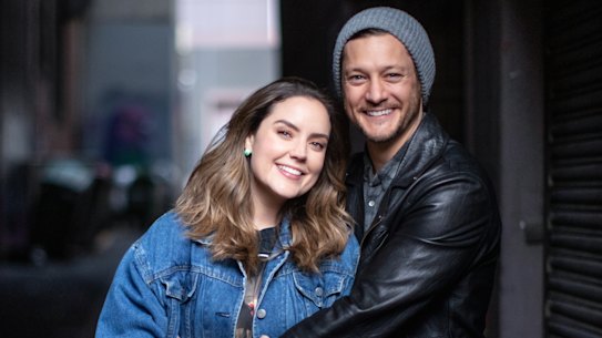 Georgie Tunny and Rob Mills: "Rob loves talking about feelings, he loves crying and hugging it out."