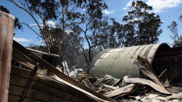 The remains of Strathewan Primary School.