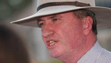 New England MP Barnaby Joyce says Australia should pursue climate change policies that deliver "tactile" outcomes.