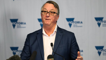 Health Martin Foley speaks during a press conference on June 5.