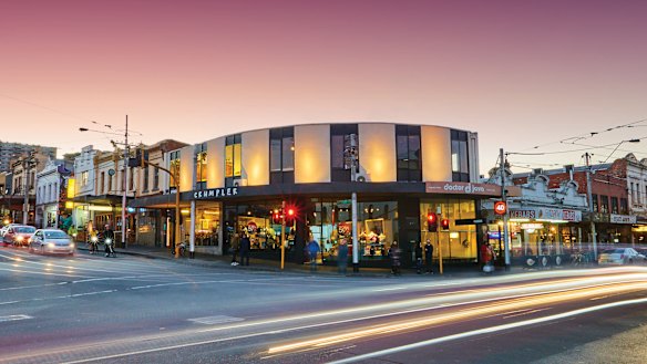 The prominent corner shops at 83-87 Smith Street, Fitzroy, sold under the hammer.