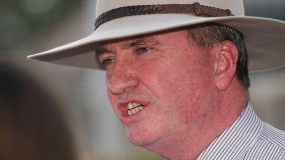 New England MP Barnaby Joyce says Australia should pursue climate change policies that deliver "tactile" outcomes.