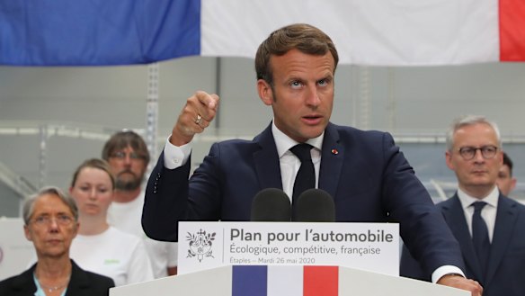 French President Emmanuel Macron.