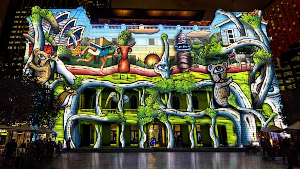 Mambo artist Reg Mombassa will take over Customs House with Gumscape with Road and Creatures.