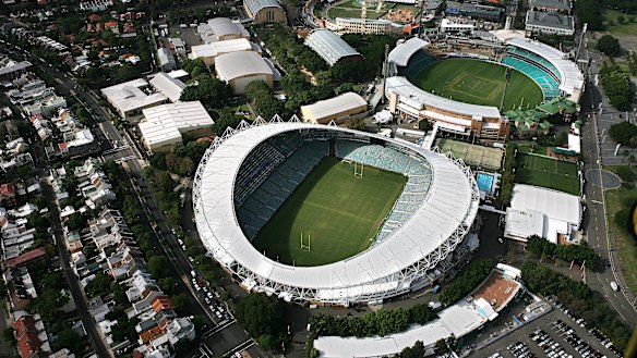 Going, going, gone? The government is forging ahead with its  stadium plans.