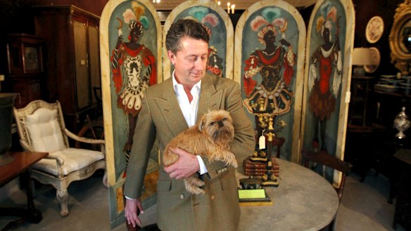 The late Martyn Cook with his beloved Miss Billie. 