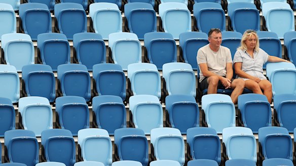 Crowds have been down at the ATP Cup in Sydney.
