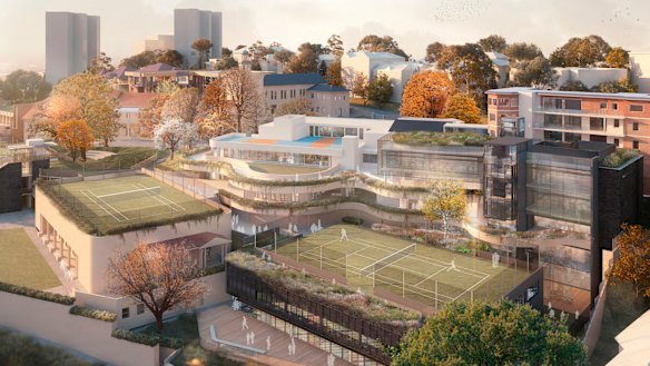 Redevelopment plans for Loreto Kirribilli, which is getting a $371,000 top-up payment from the federal government.