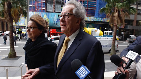 Geoffrey Rush was awarded aggravated damages in his defamation trial. 